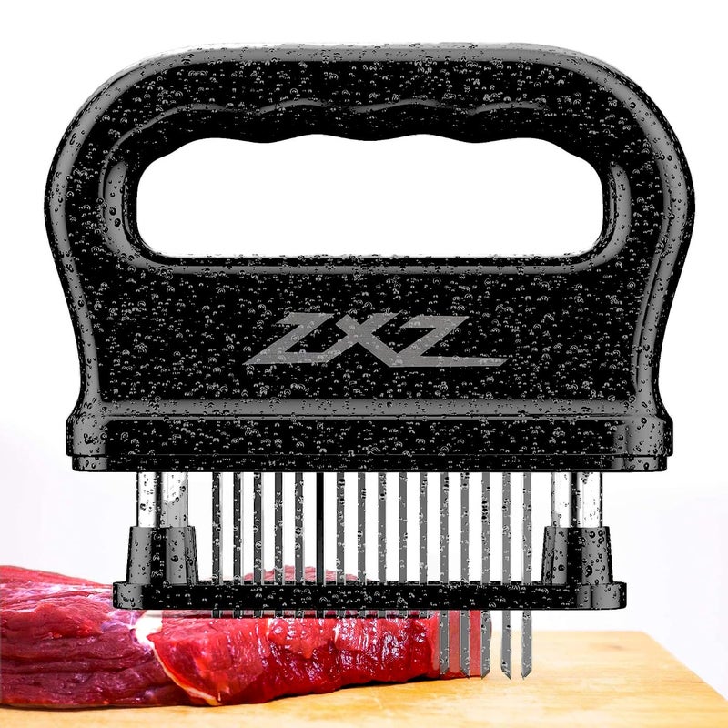 ZXZ Meat Tenderizer  48 Stainless Steel Sharp Needle Blade  Heavy Duty Cooking Tool for Tenderizing Beef  Turkey  Chicken  Steak  Veal  Pork  Fish  Christmas Cooking Set - Image 1